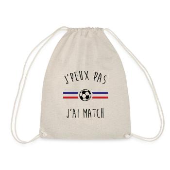 J'peux pas j'ai match - Sac de sport léger - nature - Devant