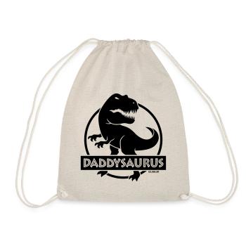 Daddysaurus (Bester Daddy / Papa / Vater / POS) - Turnbeutel - Natur - Vorne