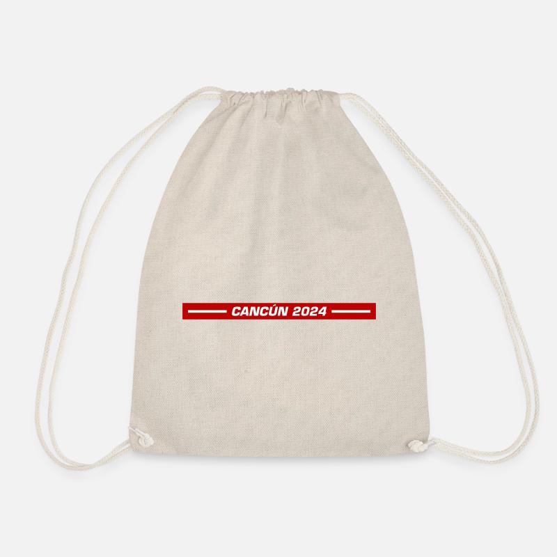Cancun 2024 - Drawstring Bag - nature