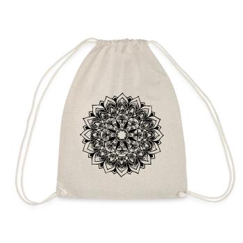 Mandala - Drawstring Bag - nature - Front