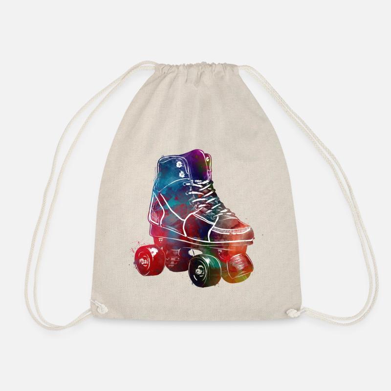 Rollschuhe Sport Kunst #roller #skates - Turnbeutel - Natur