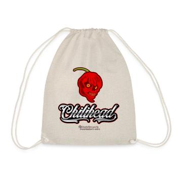 Chili Fan Design Chilihead - Drawstring Bag - nature - Front