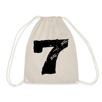 7 Maillot numéro - Sac de sport léger - nature - Devant