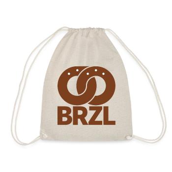 Minimaliste et moderne – Design bretzel bavarois - Sac de sport léger - nature - Devant
