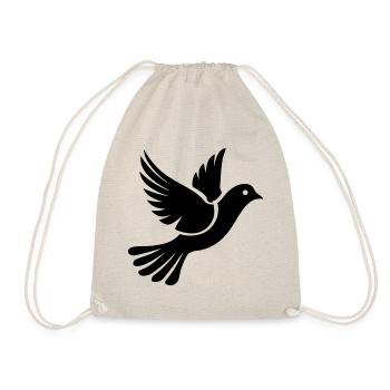 Dove - Drawstring Bag - nature - Front
