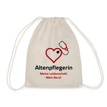 Altenpflegerin - Turnbeutel - Natur - Vorne