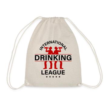 International Drinking Saying - Drawstring Bag - nature - Front