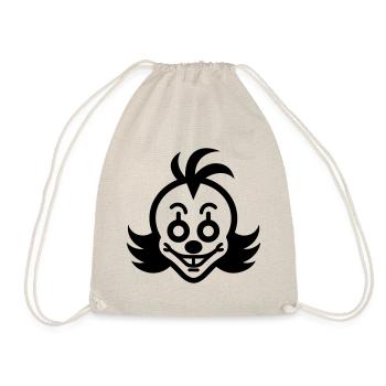 Clown - Drawstring Bag - nature - Front