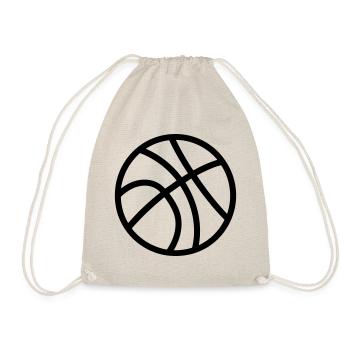 Ballon de basket - Sac de sport léger - nature - Devant