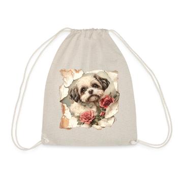Shih Tzu - Turnbeutel - Natur - Vorne