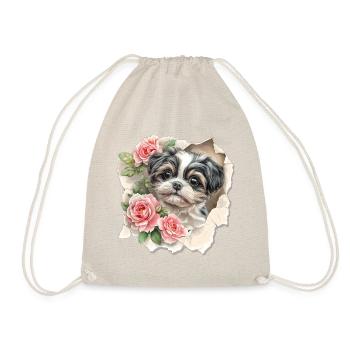 Shih Tzu - Turnbeutel - Natur - Vorne