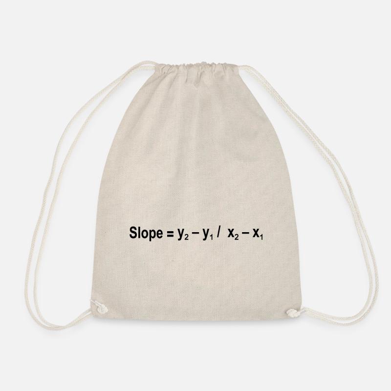 Steigungsformel Mathematik Formel Gleichung - Turnbeutel - Natur