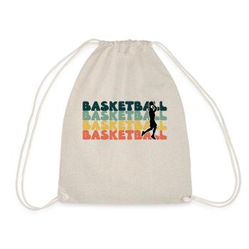 Basketball Basketballer Basketballmannschaft - Turnbeutel - Natur - Vorne