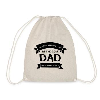 Cadeau fête des pères père fête des pères - Sac de sport léger - nature - Devant