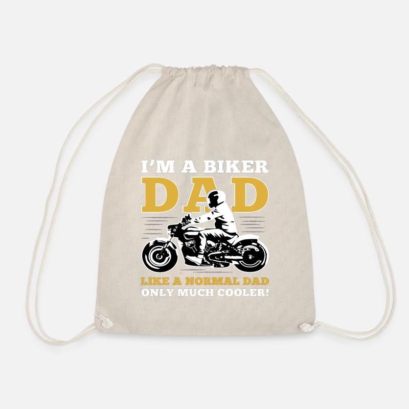 Biker Dad - Turnbeutel - Natur