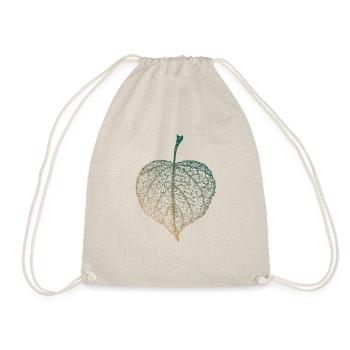 Linden leaf - Drawstring Bag - nature - Front