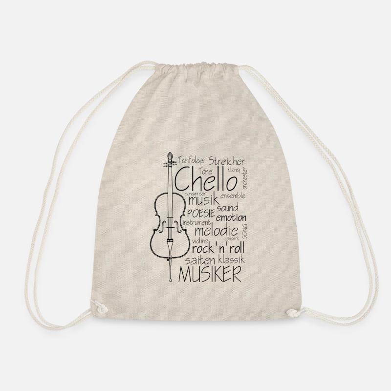 Cello - Turnbeutel - Natur