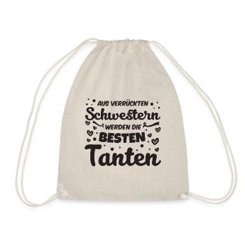 Schwester Tante - Turnbeutel - Natur - Vorne