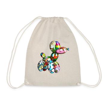 Ballon, animal ballon, chien, amour, fête - Sac de sport léger - nature - Devant