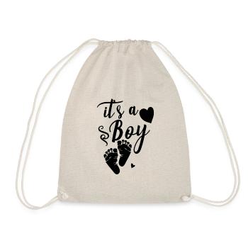 C’est un garçon bébé pieds - Sac de sport léger - nature - Devant