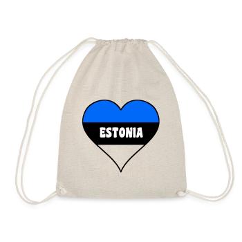 Estonia - Drawstring Bag - nature - Front