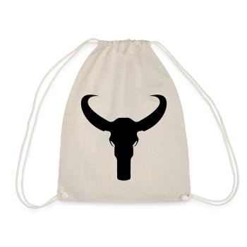 Bulle Skelett - Turnbeutel - Natur - Vorne