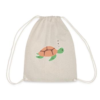 Schildkröte - Turnbeutel - Natur - Vorne