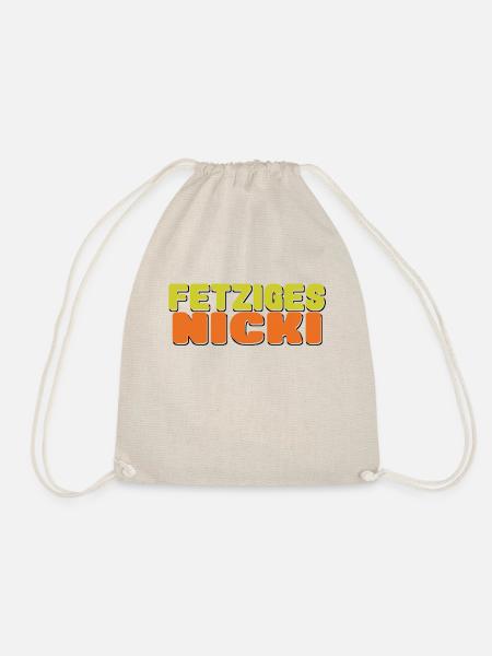 fetziges Nicki - Turnbeutel - Natur