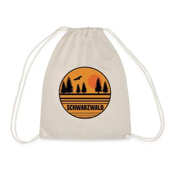 Schwarzwald Sonnenuntergang - Turnbeutel - Natur - Vorne