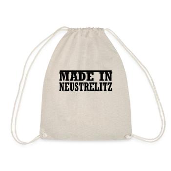 Made in Neustrelitz - Turnbeutel - Natur - Vorne