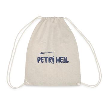 Petri Heil - Turnbeutel - Natur - Vorne