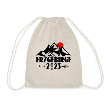 Erzgebirge 2023 auf weis - Turnbeutel - Natur - Vorne