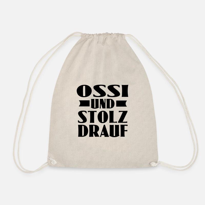 ossi und stolz drauf - Turnbeutel - Natur