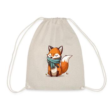 Schicker Fuchs - Turnbeutel - Natur - Vorne