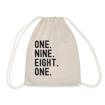 1981 Année de naissance - Sac de sport léger - nature - Devant