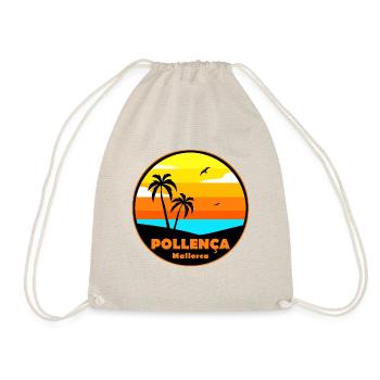 Pollença Mallorca - Drawstring Bag - nature - Front