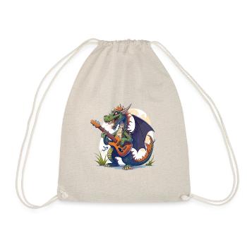 Schaukelnder Drache - Turnbeutel - Natur - Vorne