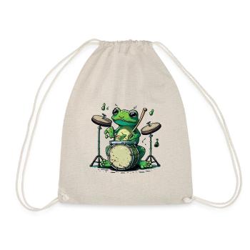 Rhythmic Frog - Drawstring Bag - nature - Front