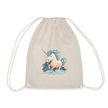 Verschneites Einhorn - Turnbeutel - Natur - Vorne