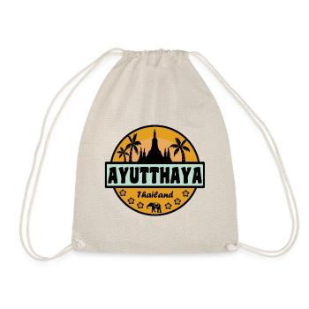 Ayutthaya Thailand - Drawstring Bag - nature - Front