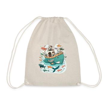 Sail Away: Ocean Adventure - Drawstring Bag - nature - Front