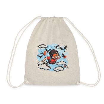 Sky High: Skydiving Adventure - Drawstring Bag - nature - Front