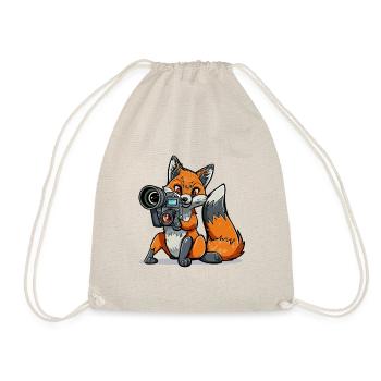 Fotogener Fuchs - Turnbeutel - Natur - Vorne