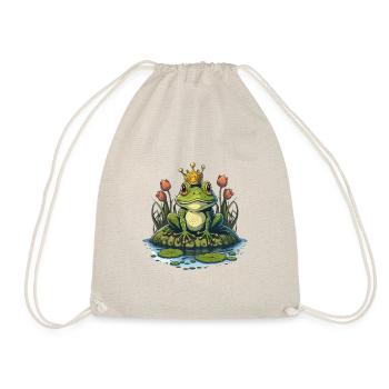 Royal Frog - Drawstring Bag - nature - Front