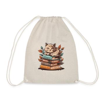 Die buchstäbliche Katze - Turnbeutel - Natur - Vorne