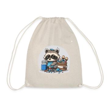 Raton laveur rusé - Sac de sport léger - nature - Devant
