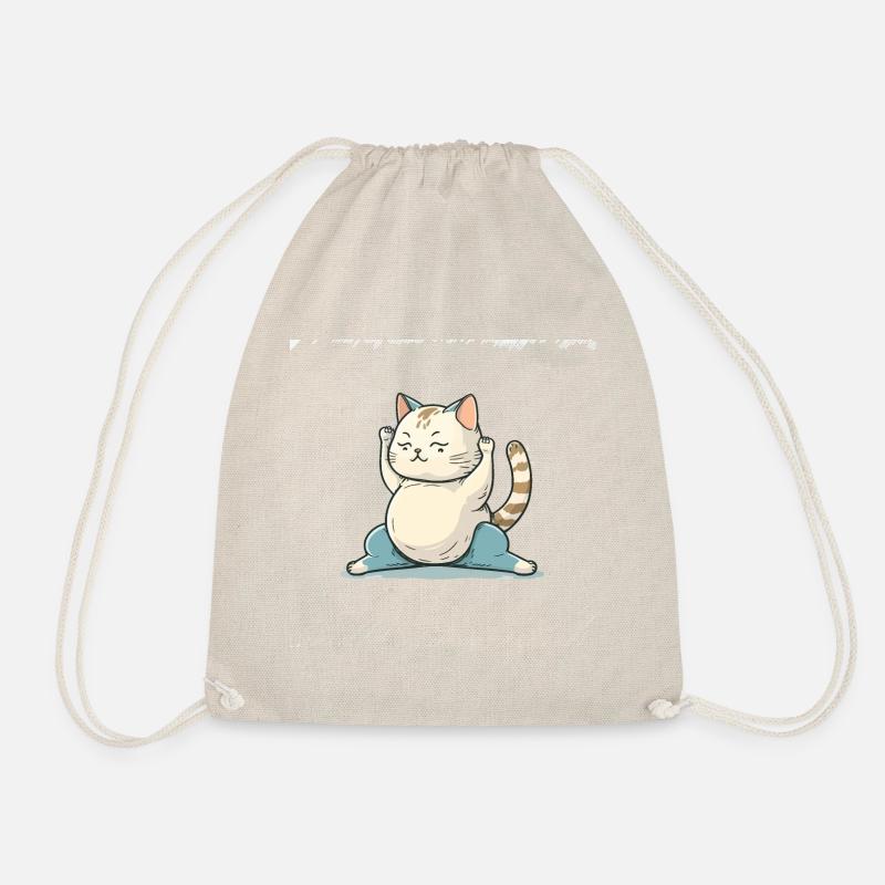 Flexibilität bei Katzen - Turnbeutel - Natur