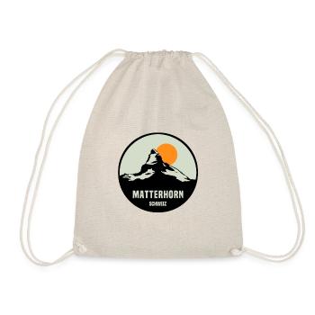 Matterhorn Schweiz - Turnbeutel - Natur - Vorne
