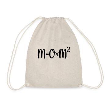 Maman à la puissance 2 - Sac de sport léger - nature - Devant