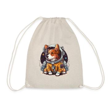Canine Cosmos - Drawstring Bag - nature - Front